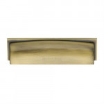 M Marcus Heritage Brass Shropshire Design Drawer Cup Pull 152mm Centre to Centre